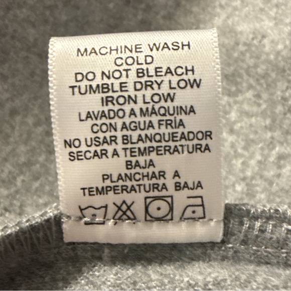 Love Tree Gray Hooded Belted Wrap Coat Minimalist Longline Jacket Size L - Picture 11 of 11